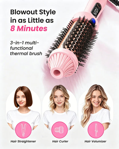 3-in-1 Ionic Thermal Brush